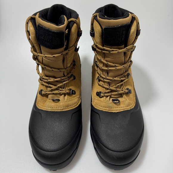 The North Face Chilkat V Lace Up Boots Tan Black Men’a Size 11 - Picture 2 of 8